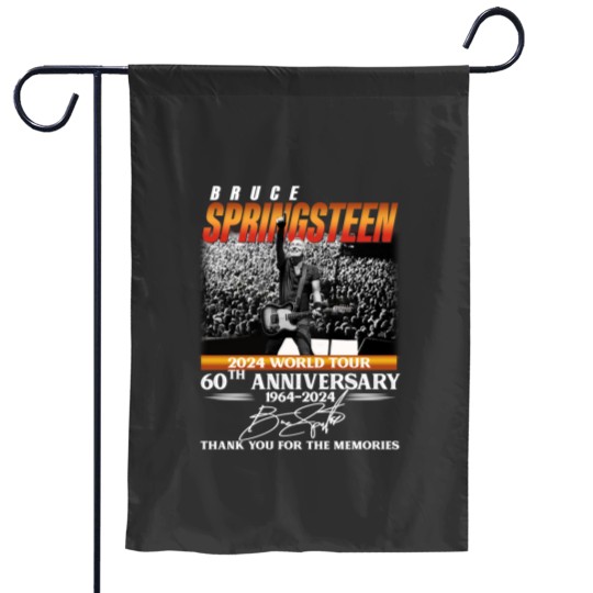 Discover Bruce Springsteen 2024 Tour Garden Flags, Bruce Springsteen 60th Anniversary