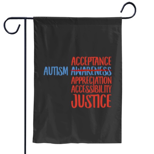 Discover Autism Acceptance Garden Flags