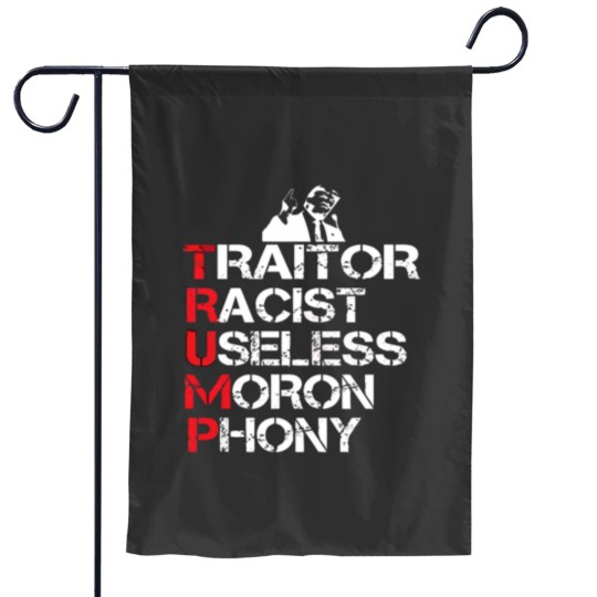 Discover Funny Anti-Trump Garden Flag Halloween Gift