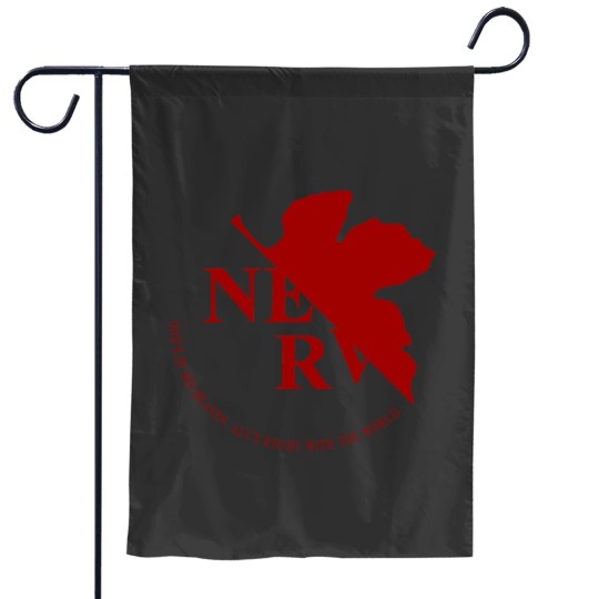 Discover DEADicated Design NEON GENESISss Evangelion nervss Logo Garden Flags