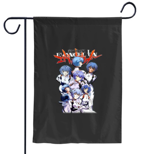 Discover Rei Ayanami Evangelion Garden Flags