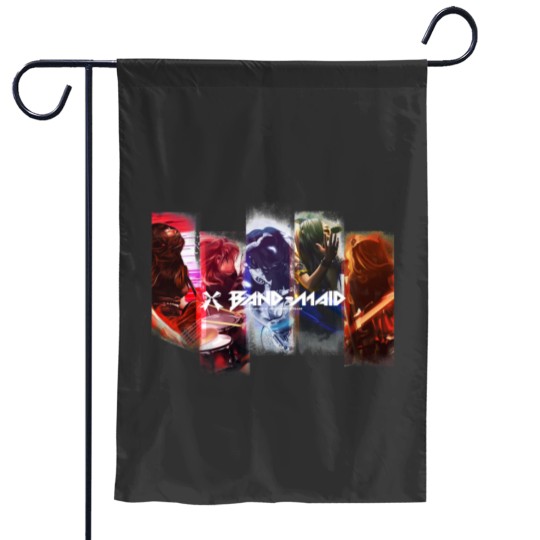 Discover BANDMAID BANGER!! Garden Flags