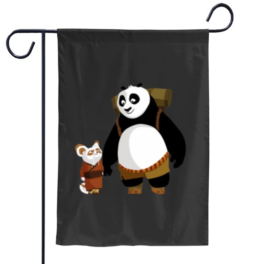 Discover Po and Master Shifu Garden Flags