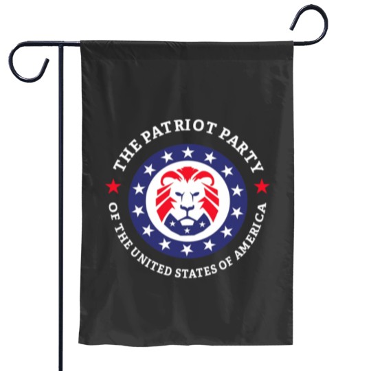 Discover patriot party of united states lion logo Garden Flags