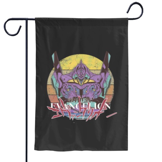 Discover EVA01 Evangelion Garden Flags