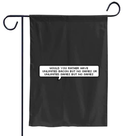 Discover would you rather chuckle sandwich Garden Flags