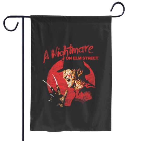 Discover Nightmare on Elm Street Freddy Circle Garden Flags