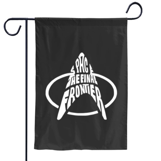Discover Star Trekss Space The Final Frontier White Essential Garden Flags