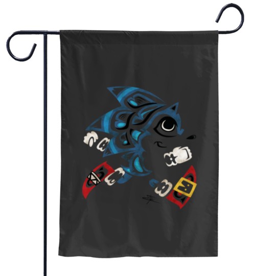 Discover Native American Hedgehog Garden Flags