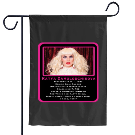 Discover Katya Trading Card Garden Flags