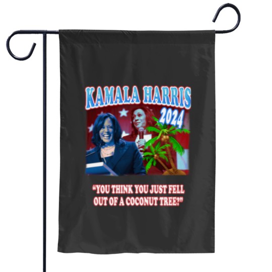 Discover Kamala Harrisss Coconut Tree Garden Flags