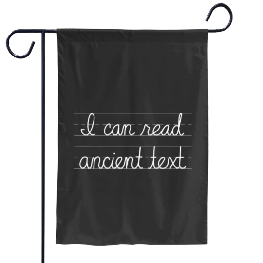 Discover Handwriting I Can Read Ancient Text Funny Cursive Writing Garden Flags