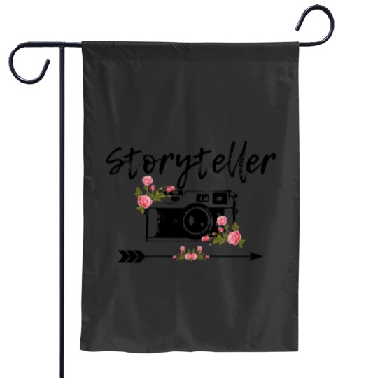 Discover Photographer Storyteller Vintagess Floral Camera Photography Garden Flags