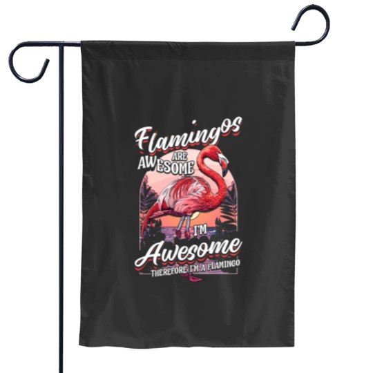 Discover Flamingo Shirt Womens Men Girls Boys Flamingos Are Awesome Garden Flags