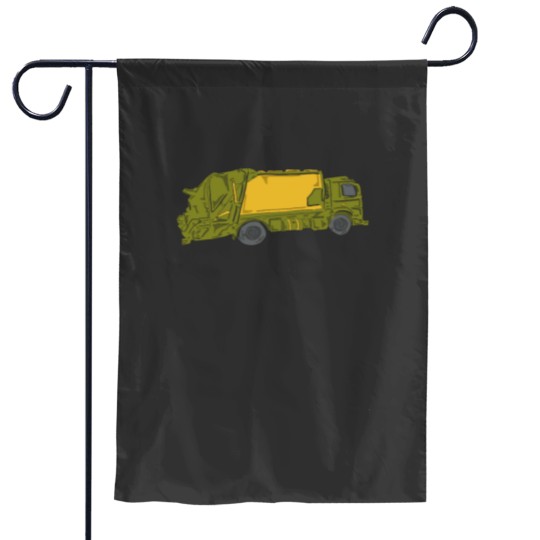 Discover Garbage Truck Garden Flags