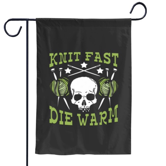 Discover Knit Fast Die Warm Novelty Design Fitted Scoop Garden Flags