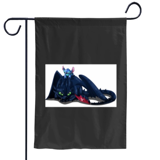 Discover toothlessampstitch Garden Flags