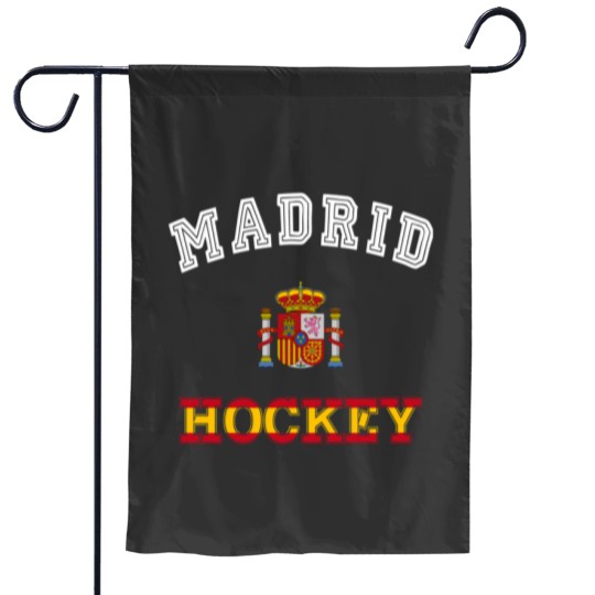Discover Spain We Love Madrid Field Hockey Essential Garden Flags