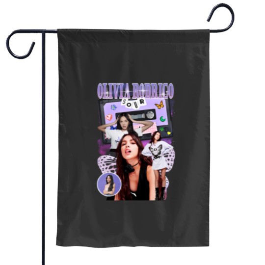 Discover Pop Olivias Music 2024 Tour Vintagess Essential Garden Flags