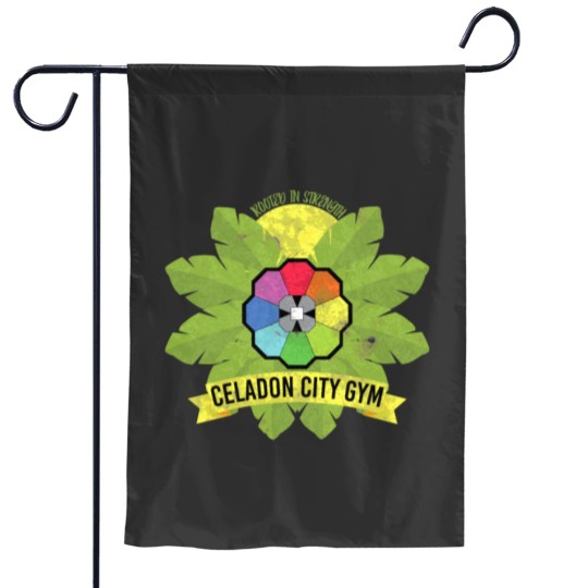 Discover Celadon City Gym Essential Garden Flags
