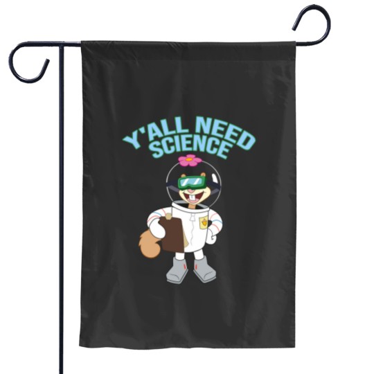 Discover Mademark x SpongeBobss SquarePants Sandy Cheeks Yall Need Science Sweatshirt Garden Flags