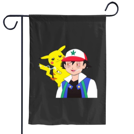 Discover Smoky Anime Garden Flags