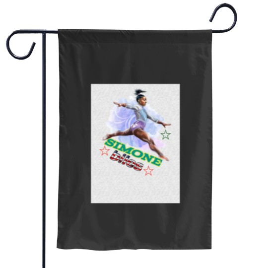 Discover simone biles Triblend Garden Flags