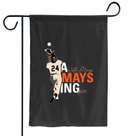 Discover Willie Mays 24 The Catch Garden Flag