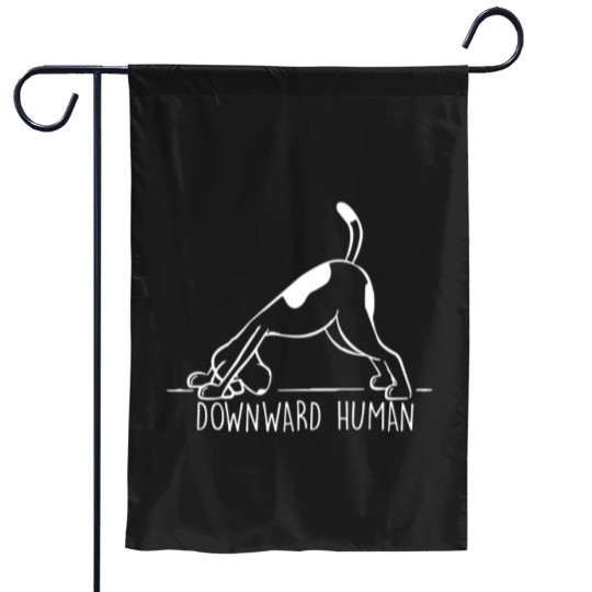 Discover Downward Human Garden Flags, Yoga Garden Flags, Funny Yoga Garden Flags, Funny T Punny Garden Flags, Girl Gym, Dog Lover Puppy