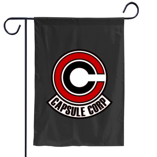 Discover Capsule Corp Logo Garden Flags