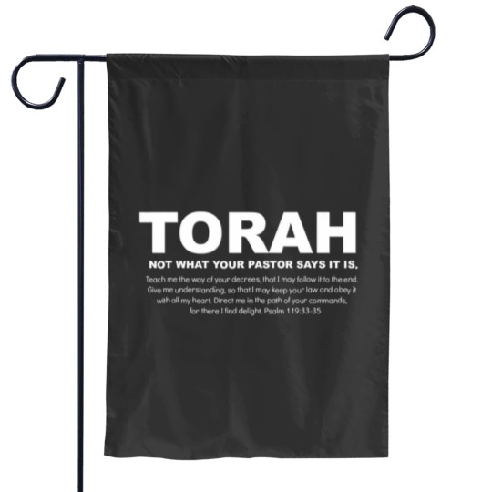 Discover Torah Not What Your Pastor Says It Is Hebrew Roots Messianic Garden Flags