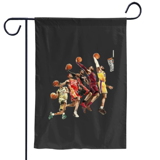 Discover The Evolution of lebron James, LeBron James'   Evolu Garden Flags