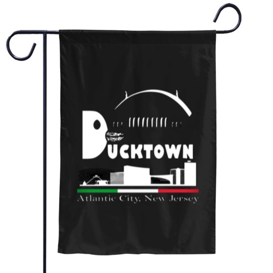 Discover Ducktown Atlantic City Chiffon Top Garden Flags