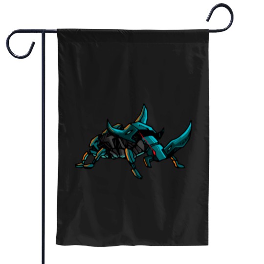 Discover The Blue Beetle 404 Garden Flags