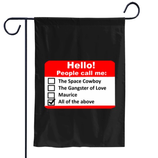Discover Hello People Call Me - Name Tag Garden Flags