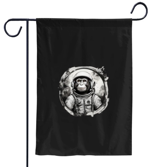 Discover Astronaut Monkey Astronaut Animals Series Garden Flags