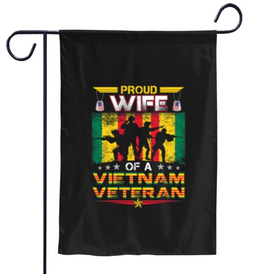 Discover Proud Wife A Vietnam Veteran Garden Flags