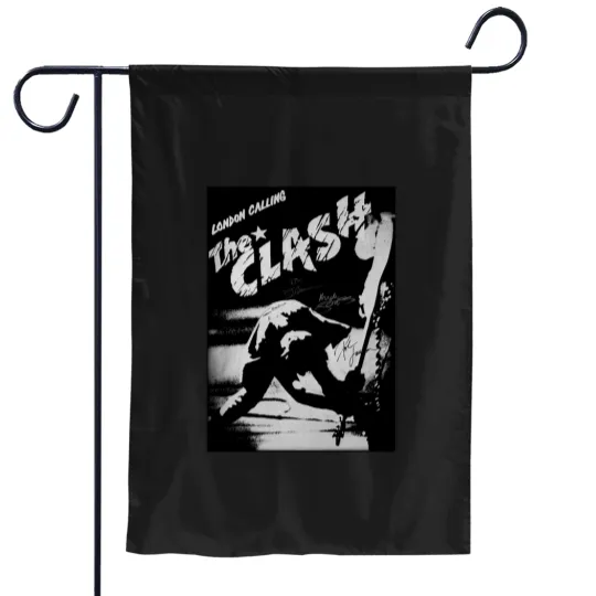 Discover The Clash Garden Flags, London Calling Clash Vintage Unisex Garden Flags