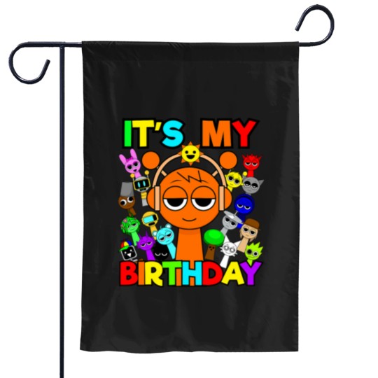 Discover Sprunki Birthday for Boys and Girls toys decor Oren Wenda Garden Flags