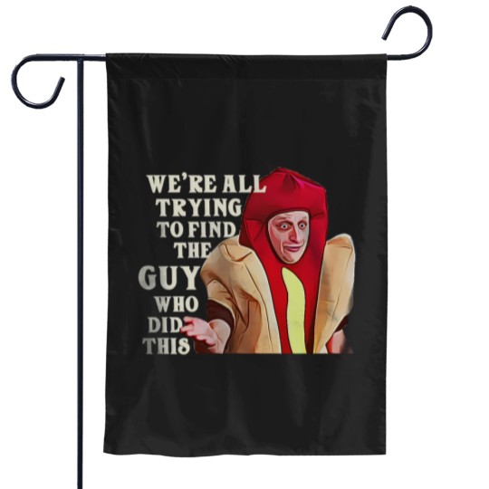 Discover I Think You Should Leave Tim Robinson Hot Dog Garden Flags, ITYSL Hot Dog Suit Garden Flags