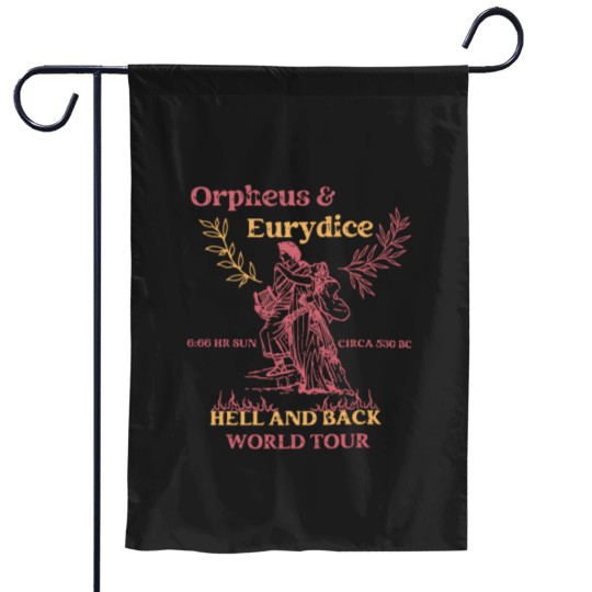 Discover Orpheus and Eurydice Garden Flags, Mythology Garden Flags, Vintage Greek Mythology Poet Garden Flags