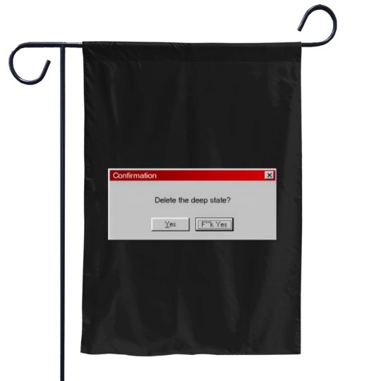 Discover Delete The Deep State Sticker 4427 Garden Flags