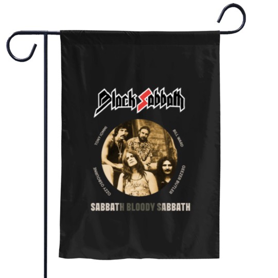 Discover Black Sabbath- Bloody Sabbath rock punk Garden Flags