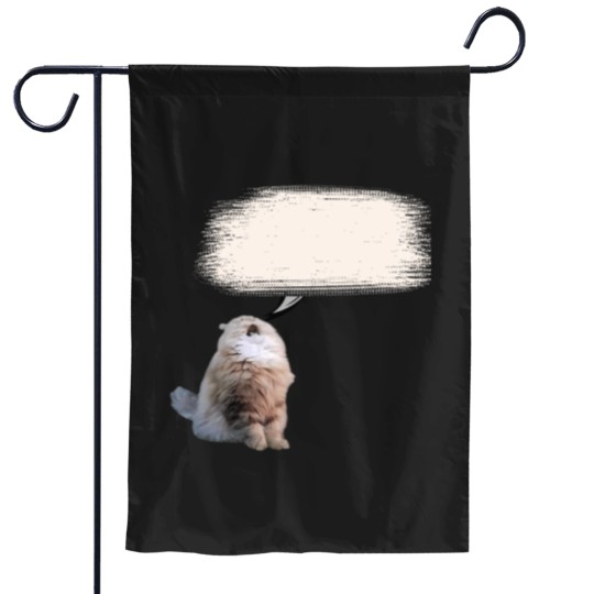 Discover 1282 Smudge Kitty. Label Your Stuff Meooooooow Active T-Shirt Garden Flags