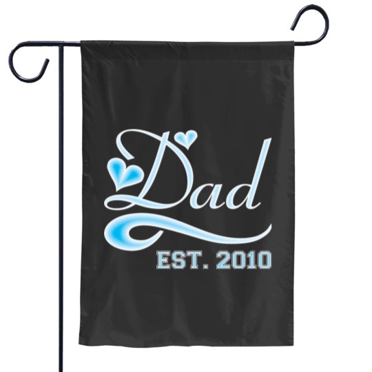 Discover Dad Established 2010 Happy Fathers Day Garden Flags