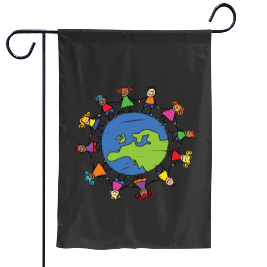 Discover Protect The Environment Earth Day With Children Garden Flags