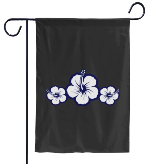 Discover Hawaiian Hibiscus Flowers - Surf & Sun Garden Flags