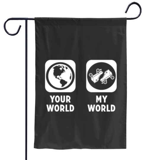 Discover Skating Garden Flags