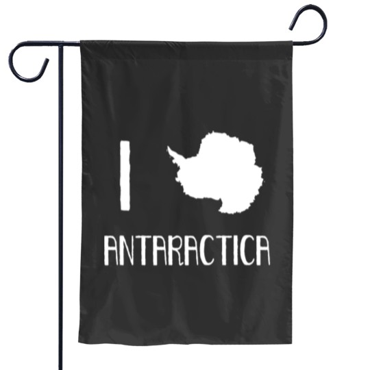 Discover I Love Antarctica South Pole Penguin Expedition Garden Flags