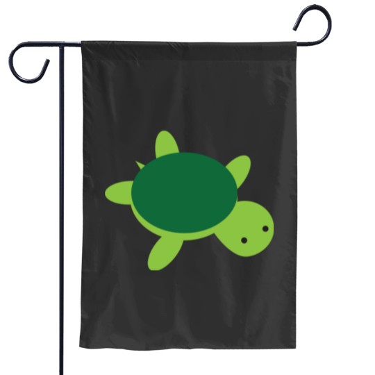 Discover Cute Green Turtle Garden Flags